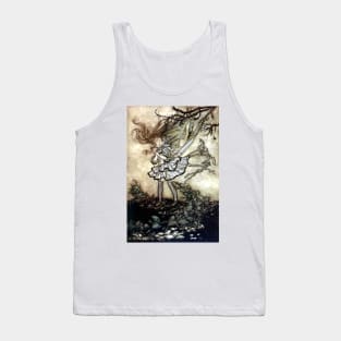 Mischievous Fairies - Peter Pan in Kensington Gardens - Arthur Rackham Tank Top